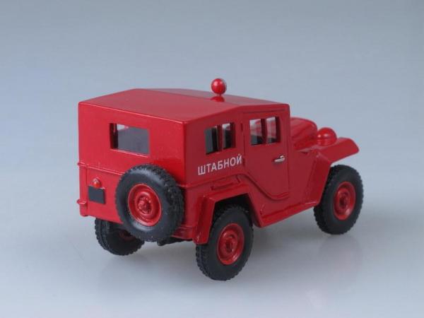 ГАЗ-67-422 Пожарный штаб (Vector-Models) [1943г., Красный, 1:43]