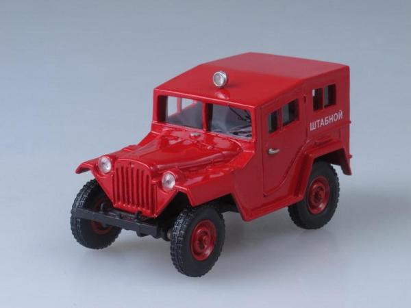 ГАЗ-67-422 Пожарный штаб (Vector-Models) [1943г., Красный, 1:43]
