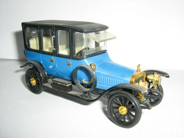 Руссо-Балт C 24-40 лимузин (Агат, Радон) [1909г., синий, 1:43]