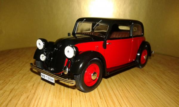 Mercedes-Benz 130 (IXO) [1934г., черный-красный, 1:43]