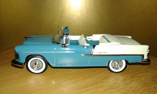 Chevrolet Bel Air (Vitesse) [1955г., бирюзовый, белый, 1:43]