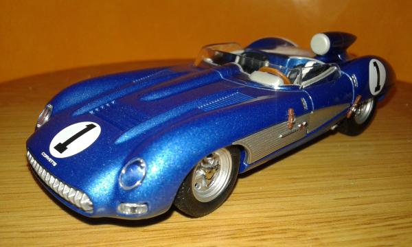 Chevrolet Corvette SS (Autoart) [1957г., синий металлик, 1:43]
