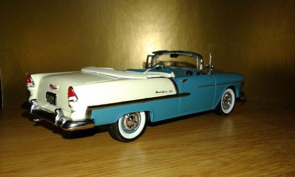 Chevrolet Bel Air (Vitesse) [1955г., бирюзовый, белый, 1:43]