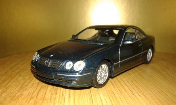 Mercedes-Benz CL-Class Coupe (Minichamps) [1999г., темная морская волна, 1:43]