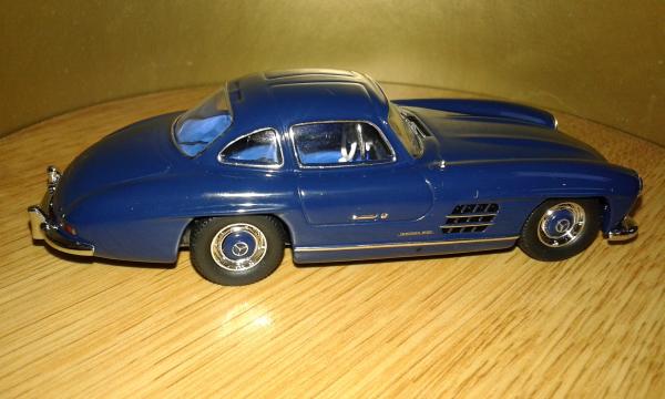 Mercedes-Benz  300 SL (IXO) [1955г., синий, 1:43]