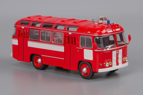ПАЗ - 672 Fire (Classicbus) [1980г., Красный, белые полосы, 1:43]