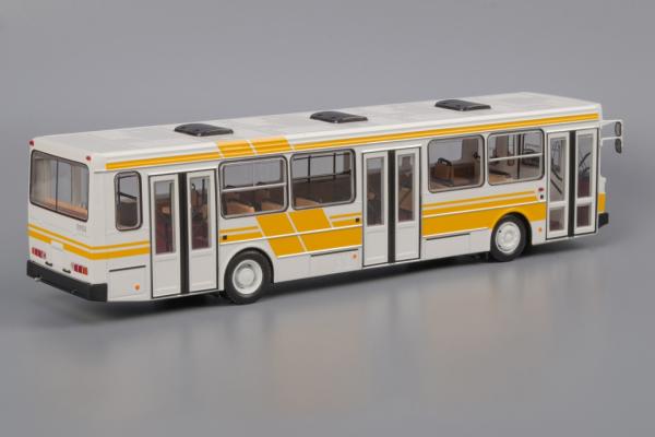 ЛиАЗ-5256.00 (Classicbus) [1990г., белый, с желтыми полосами, 1:43]