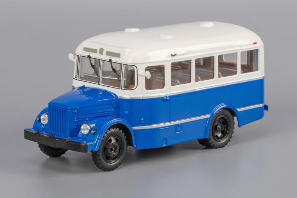 Кавз-651 (Classicbus) [1958г., серый верх, темно-синий низ, 1:43]