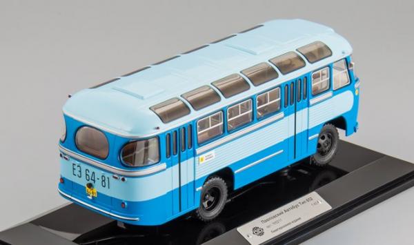 ПАЗ-652 (DiP Models) [1960г., синий/голйбой, 1:43]