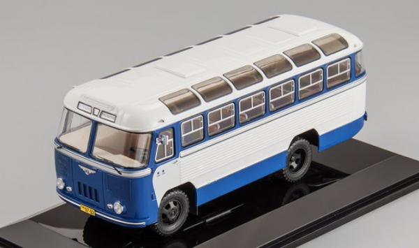 ПАЗ-652 (DiP Models) [1960г., белый/синий, 1:43]