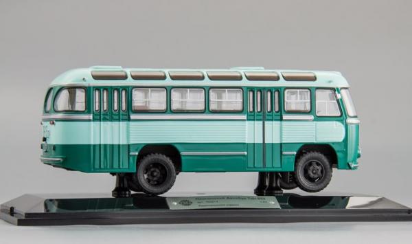 ПАЗ-652 (DiP Models) [1960г., светло зелёный/зелёный, 1:43]