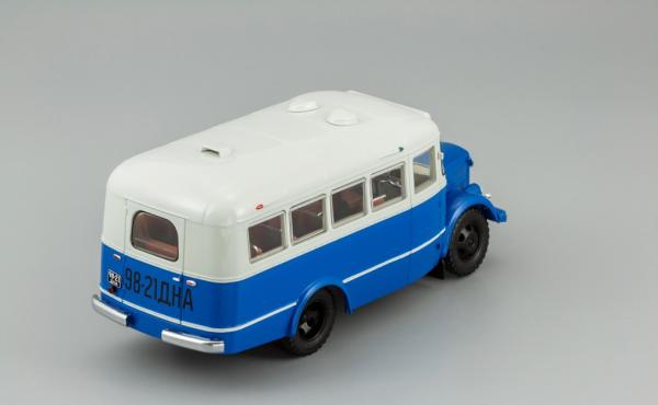 ПАЗ-651А "Автобаза-Служебный (DiP Models) [1955г., синий с белым верхом, 1:43]