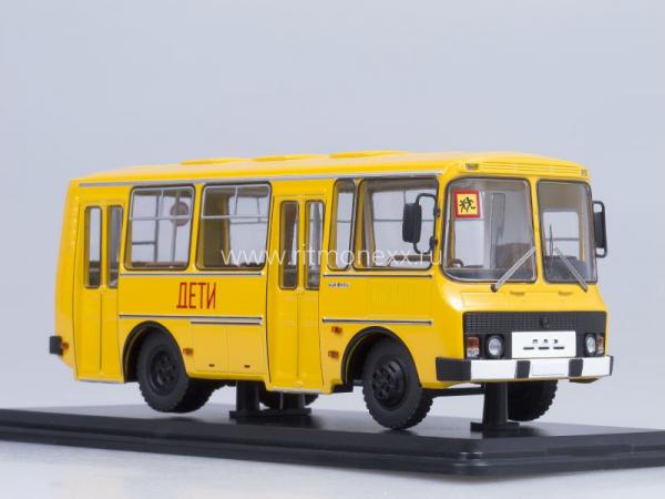 ПАЗ-32051 Дети (Start Scale Models (SSM)) [1989г., желтый, 1:43]