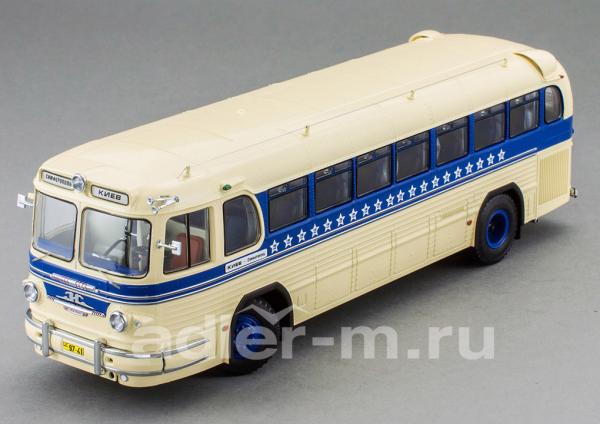 ЗИС 127, маршрут «Симферополь-Киев» (DiP Models) [1955г., бежевый, синий, 1:43]