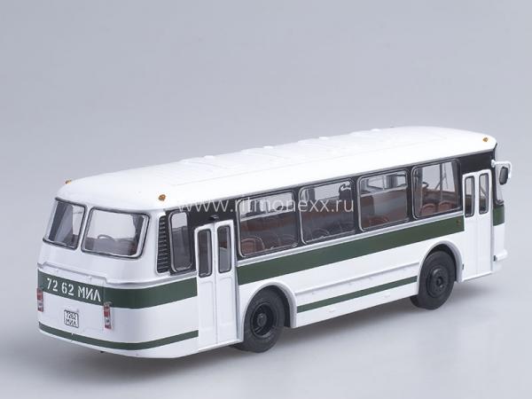 ЛАЗ-695Р (Советский автобус) [1979г., белый/зеленый, 1:43]