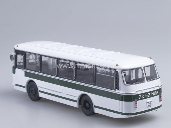 ЛАЗ-695Р (Советский автобус) [1979г., белый/зеленый, 1:43]