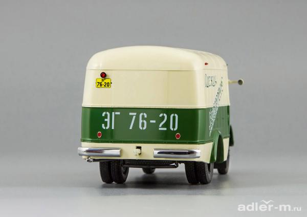 ПАЗ-661 (DiP Models) [1956г., зеленый/бежевый, 1:43]