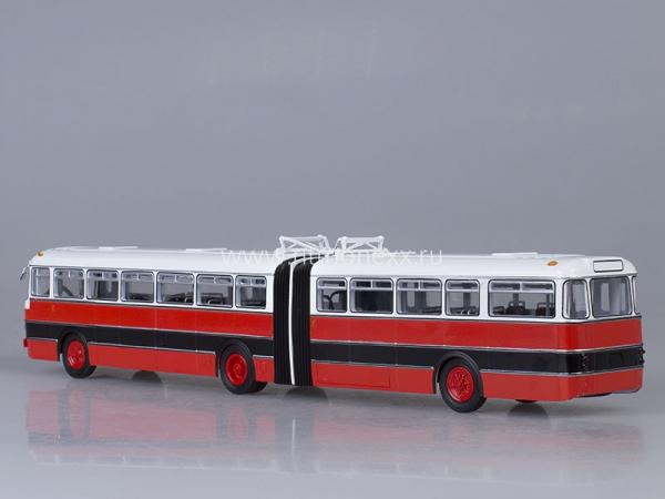Икарус(Ikarus) -180  (Болгария) (Советский автобус) [1964г., красный/черный/белый, 1:43]