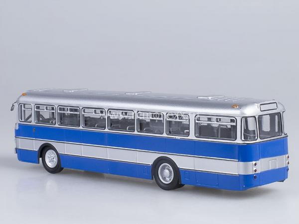 Икарус(Ikarus) - 556 (Венгрия) (Советский автобус) [1962г., серебристый/синий, 1:43]