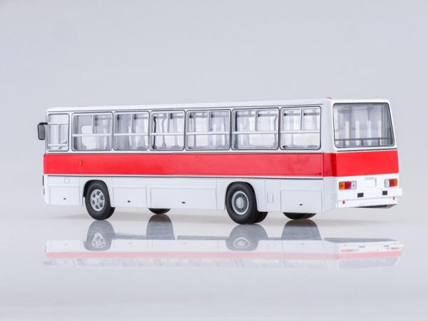 Ikarus-260 (Советский автобус) [1972г., белый/красный, 1:43]