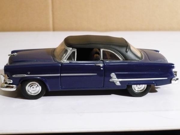 Ford  Crestline Sunliner (Welly) [1953г., тёмно-синий, 1:43]