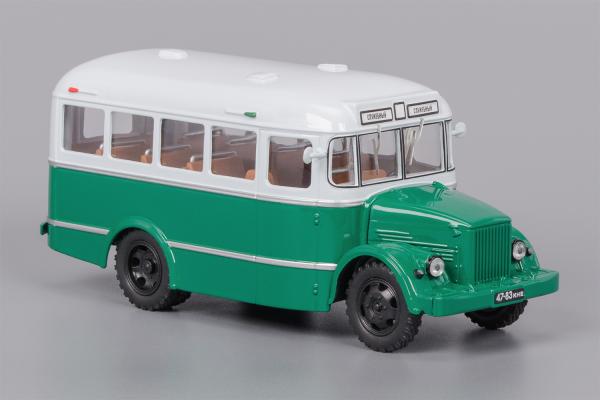 Кавз-651 (Classicbus) [1958г., серый , зелёный, 1:43]