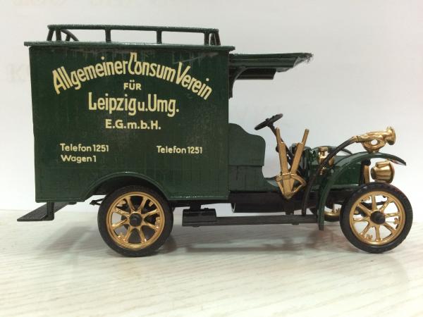 DIXI SM15 Lastwagen (MK modelle (ГДР, 1979 год.)) [1907г., тёмно-зелёный, 1:25]