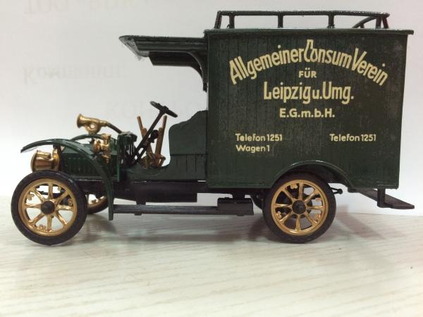 DIXI SM15 Lastwagen (MK modelle (ГДР, 1979 год.)) [1907г., тёмно-зелёный, 1:25]