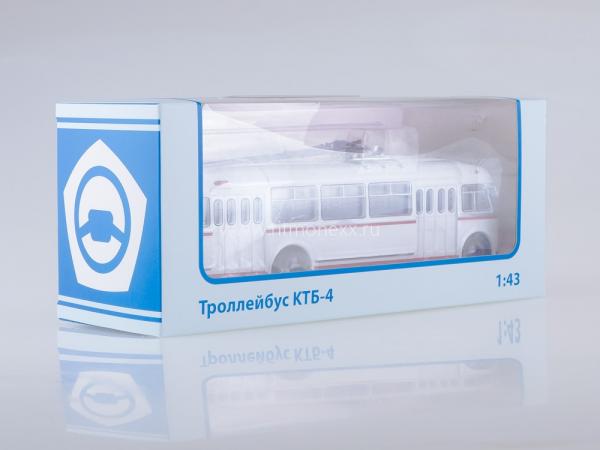 КТБ-4 " Киiв (Советский автобус) [1963г., белый/красный, 1:43]