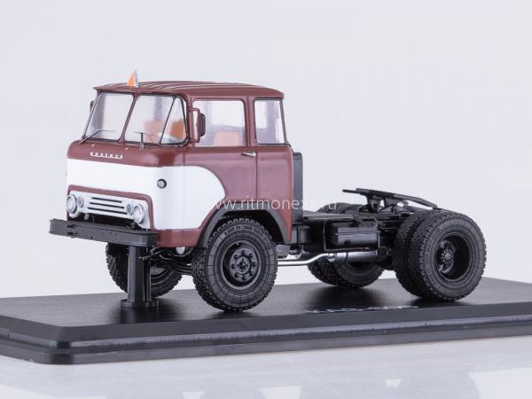 КАЗ-608" Колхида"  седельный тягач (Start Scale Models (SSM)) [1968г., белый/феолетовый, 1:43]