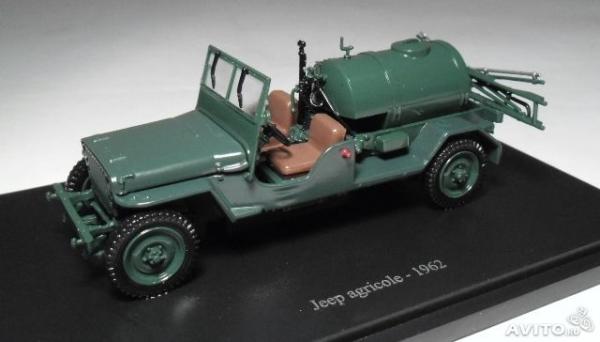 Jeep agricole (Bu Universal Hobbies, КНР) [1962г., зелёный, 1:43]