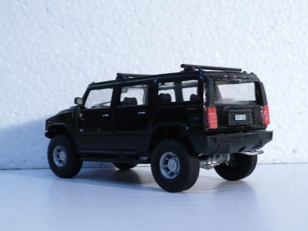 Hummer H2 (Cararama) [2002г., черный, 1:43]