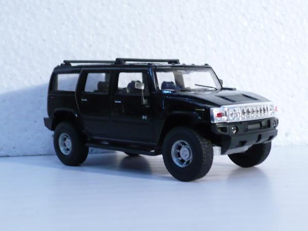 Hummer H2 (Cararama) [2002г., черный, 1:43]