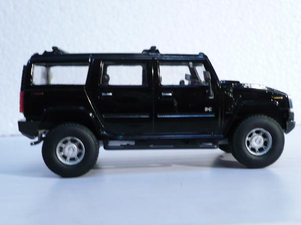 Hummer H2 (Cararama) [2002г., черный, 1:43]