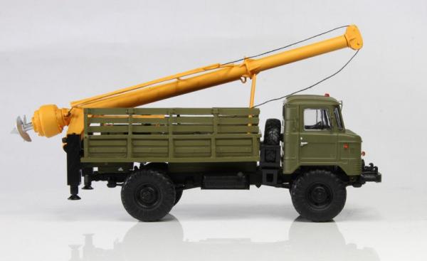 Горький-66 буровая установка (Мастер Скаляров) [1966г., зеленый, 1:43]