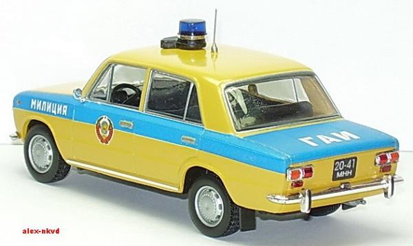 ВАЗ-2106 ГАИ («Жигули-1600»/«Lada-1600») (Michalych, доработка DeAgostini) [1976г., желтый, 1:43]