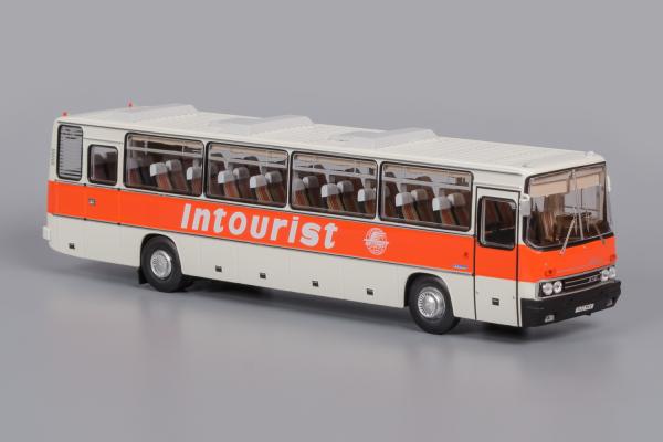 Икарус(Ikarus)-250.58 "Intourist (Classicbus) [1980г., белый, красная полоса, надпись "Intourist, 1:43]