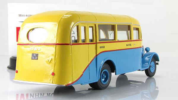 городской АТУЛ АЛ-3 городской  укороченный (Vector-Models) [1937г., голубой/желтый/красны, 1:43]