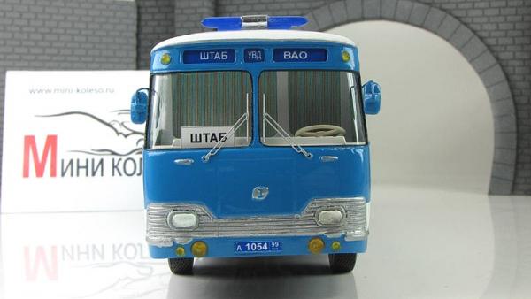 Лиаз-677 штабной (Vector-Models) [1972г., синий/белый, 1:43]