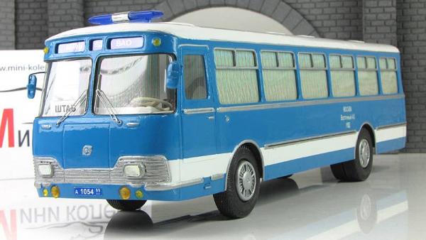 Лиаз-677 штабной (Vector-Models) [1972г., синий/белый, 1:43]