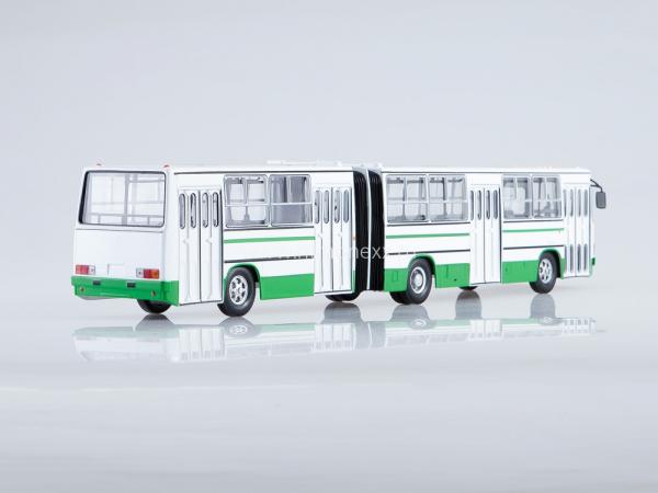 Ikarus-280.33 (Советский автобус) [1990г., белый/зеленый, 1:43]
