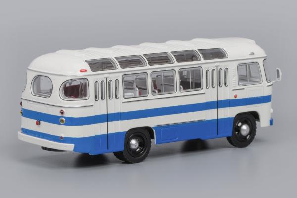 ПАЗ-672 (Classicbus) [1980г., белый, синие полосы, 1:43]