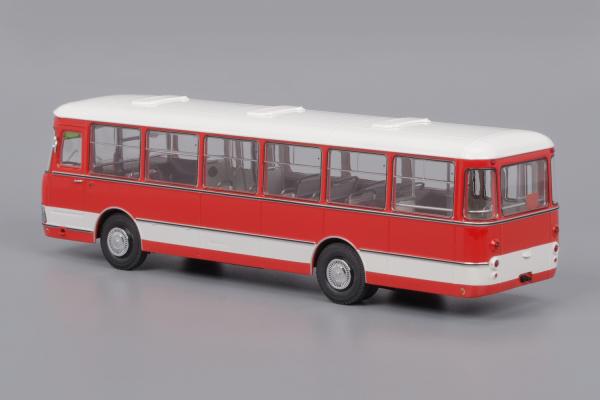 Лиаз-677 экспортный (Classicbus) [1978г., красный, белая полоса, 1:43]