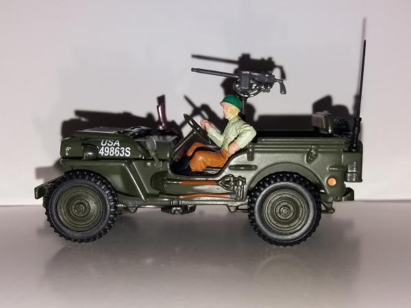 Willys MB «Jeep» (Cararama) [1942г., хаки, 1:43]